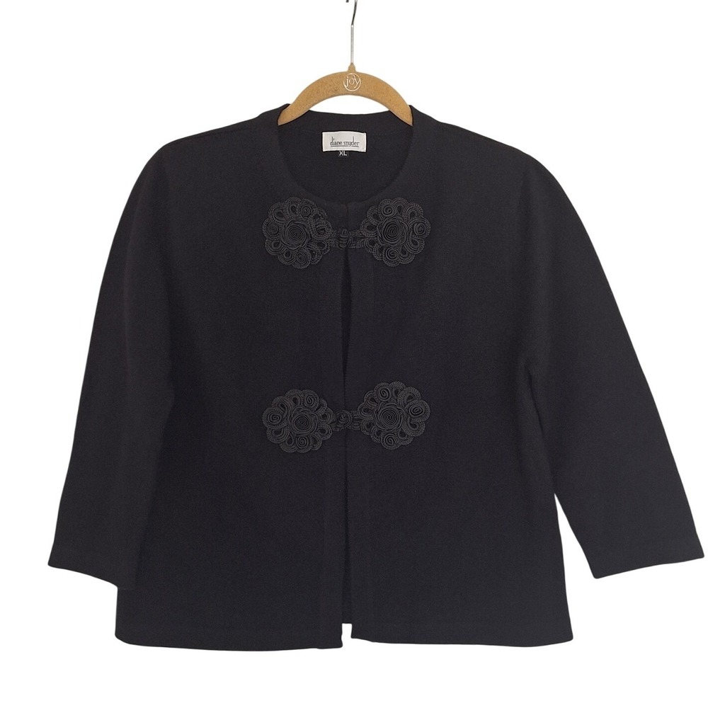 Diane Snyder Women's Cardigan Sweater  100% Cashmere  size XL